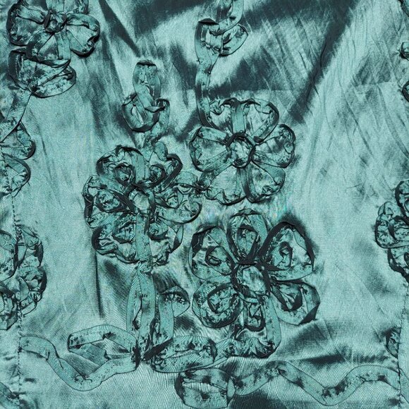 Patra Women's 2-Piece Taffeta and Chiffon Formal Gown w/Bolero Jacket - Picture 9 of 13